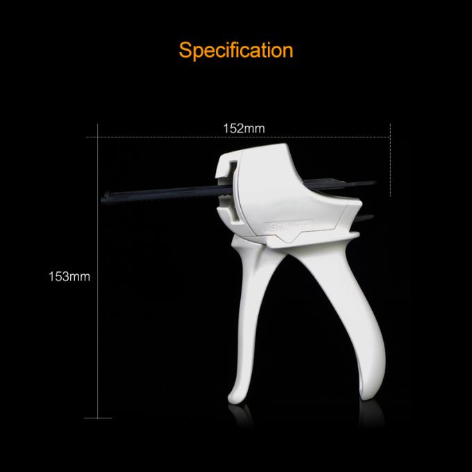 5ml 10:1 Dental Manual Silicone Impression Material Dispenser Silicon Gun Light Body Injection Gun 0