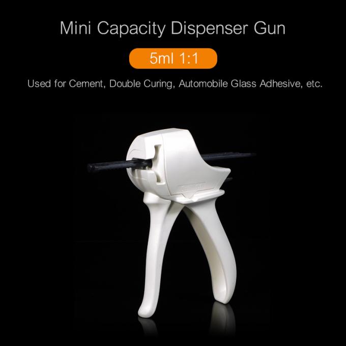 5ml 1:1 Dental Manual Silicone Glue Gun Injection Gun Silicon Impression Material Light Body Dispenser 1