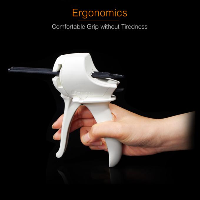 5ml 1:1 Dental Manual Silicone Glue Gun Injection Gun Silicon Impression Material Light Body Dispenser 2