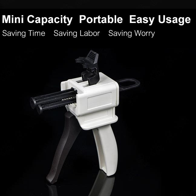 Silicone Impression Material Dental Silicone Tube Squeezer Gun Injection Light 75ml 4:1 10:1 1