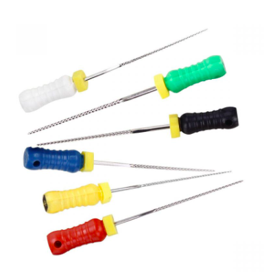 21mm Rotary Endodontic Files Dental Hand Files Plugger Root Canal Filling  Size #15-40 0