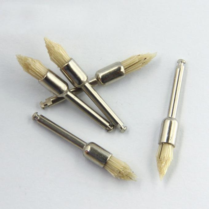 100p Box Dental Prophy Brush Bristle Manufacturers Lab Prophy Polishing  White 0
