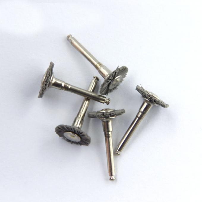 Disposable Prophy Brush Cup Abrasive Fiber Al Oxide Flat Head Wheel Shape Latch 0