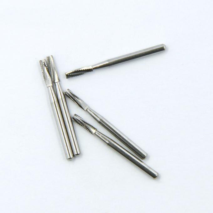 High Speed Carbide Burs Dentistry Cylinder Bur Dental Cross Cut Head 1