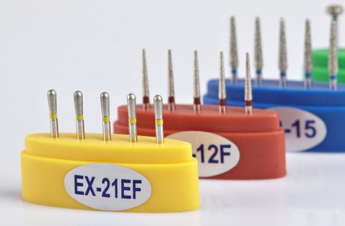 Electroplated SS Handle FG Diamond Burs With Standard Diamond Grits 5