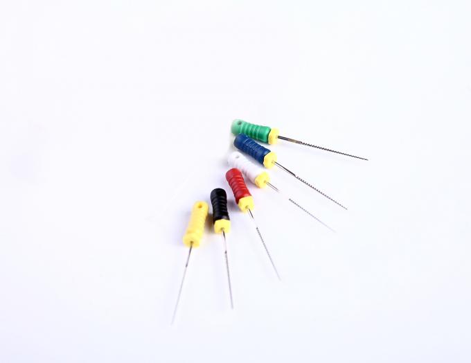 Smooth Stainless Steel Rotary Endodontic Files With High Durability 0