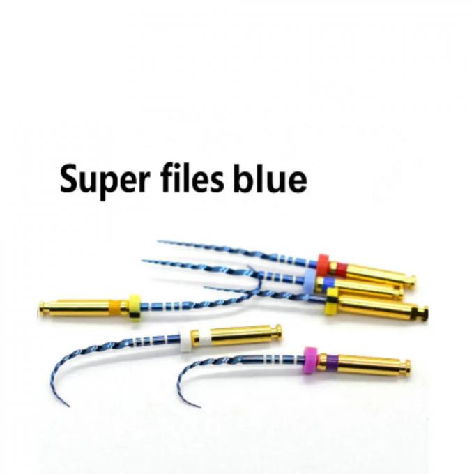 High Durability Root Canal Treatment Files Blue Flex Rotary Files Dental F Blue Endo System 0