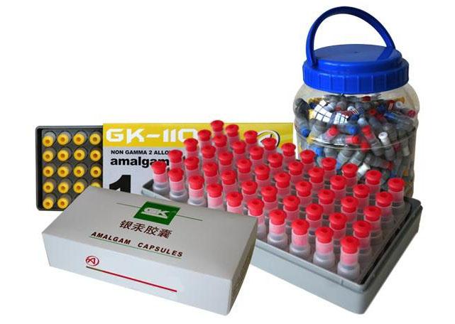 Amalgam Capsule (43% Ag) No Zinc No Gamma 2 Phase 4