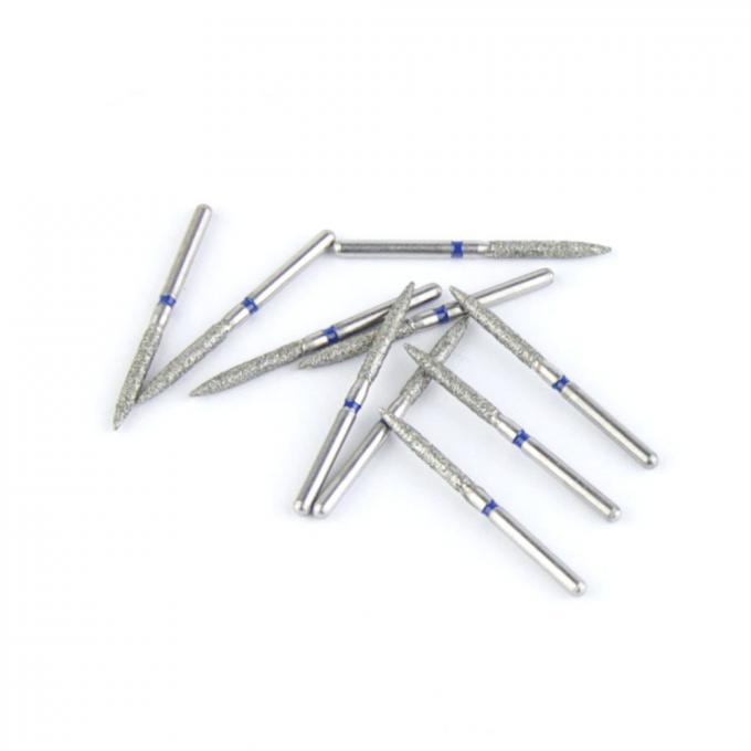 FO Series Flame Shape Head FG Diamond Burs Electroplated Super Hard Diamond Grit 1