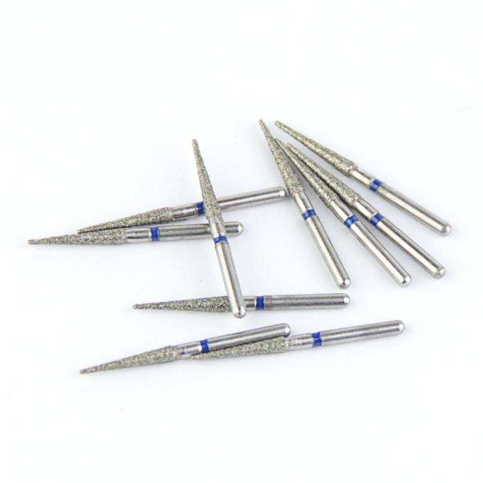 Dental Diamond Cutting Burs For High Speed Handpiece TC Series Needle Shape Head 0