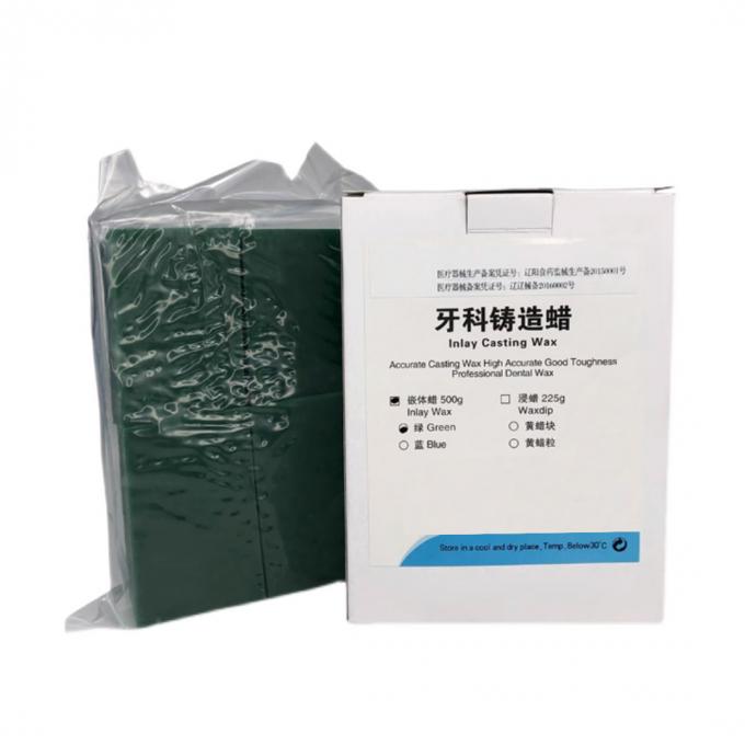 Dental Inlay Casting Wax Block 500g / Bag Dental Wax Block Green Color 1