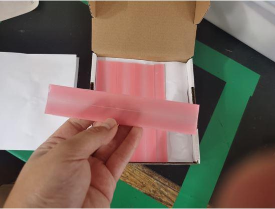Dental Lingual Bar Wax Lab Valplast Preformed Casting Strips Wax Sticks Lingual Bar 1LB 2