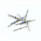 TF Series Flat Cone Taper Head Dental FG Diamond Bur Grinding Tools With Electroplated SS Handle