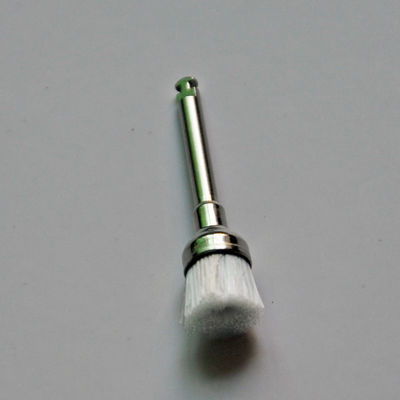 China Dental Prophy Cup Shape Brush For Polishing Teeth White Soft Nylon Latch Style